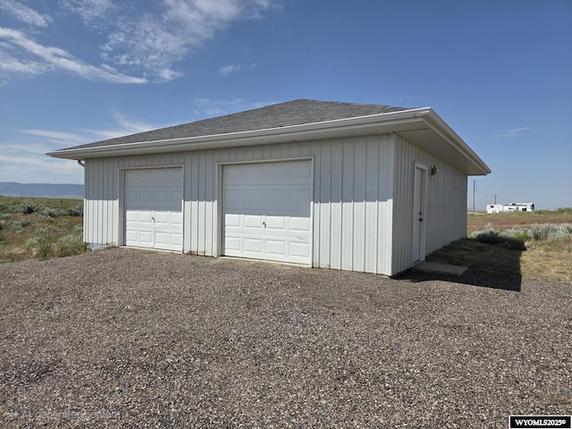 7866 Scorpion Way, Evansville, WY 82636 - view of detached garage