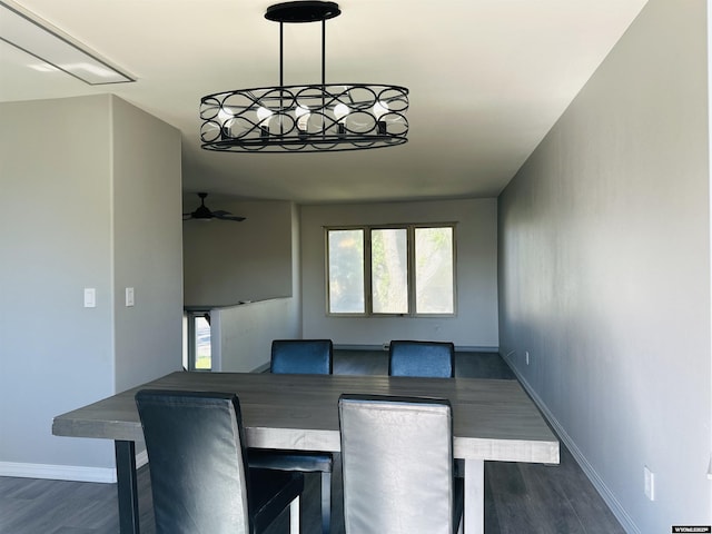 829 Belinda Dr, Riverton, WY 82520 - unfurnished dining area featuring dark wood-style flooring and plenty of natural light