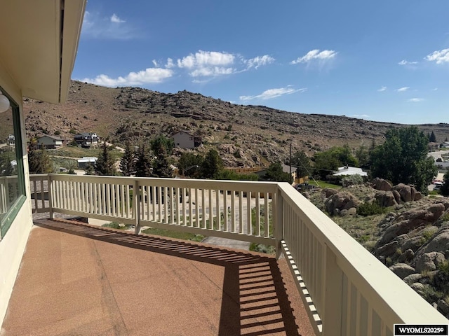 1630 Coulson Dr, Rawlins, WY 82301 - balcony featuring a mountain view