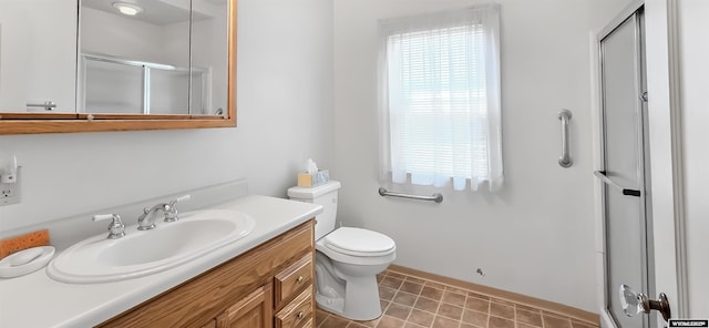 335 E 11th St, Casper, WY 82601 - bathroom with vanity and an enclosed shower