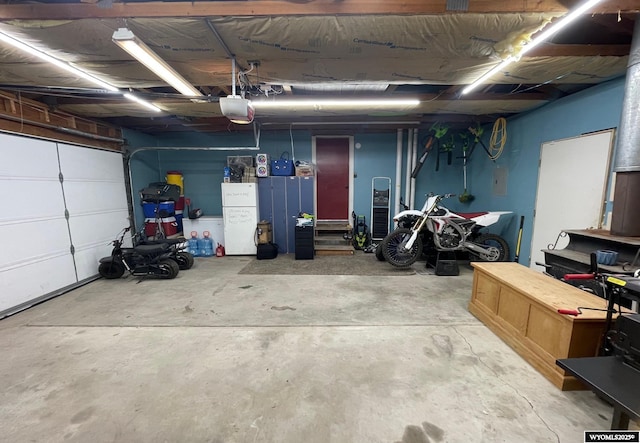 1328 Canyon Ct, Kemmerer, WY 83101 - garage featuring a garage door opener