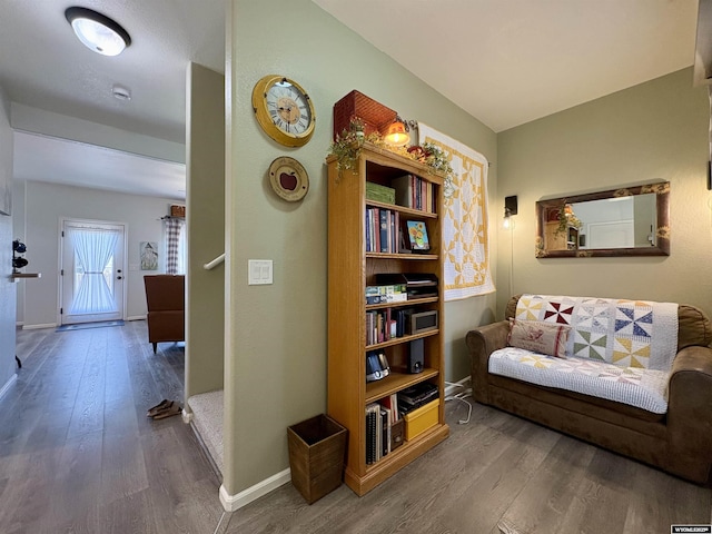 1261 Meadow Ln, Douglas, WY 82633 - living area featuring wood finished floors and baseboards