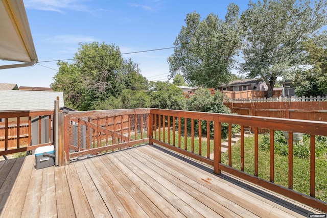 1831 Glendale Ave, Casper, WY 82601 - view of wooden deck