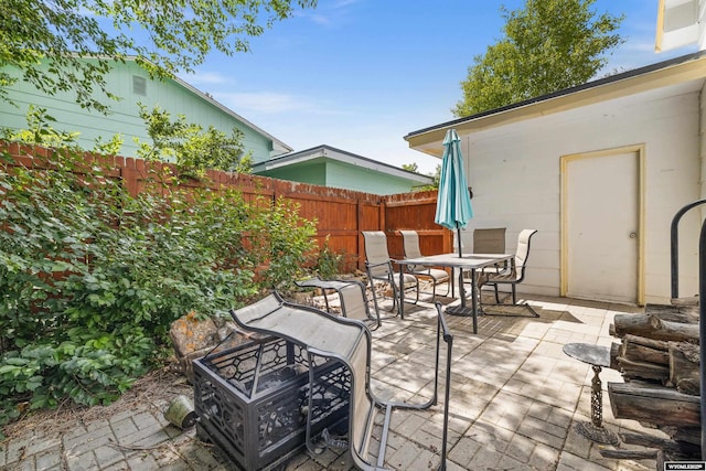 1831 Glendale Ave, Casper, WY 82601 - view of patio with outdoor dining space