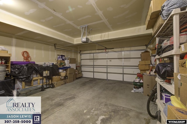 3477 Trappers Trl, Casper, WY 82604 - garage featuring a garage door opener