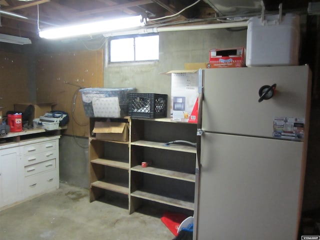 716 S 6th, Douglas, WY 82633 - basement with freestanding refrigerator