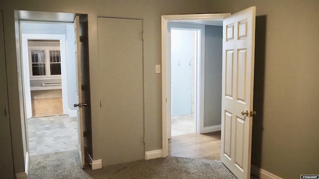 1041 S Mckinley St, Casper, WY 82601 - hallway with carpet floors