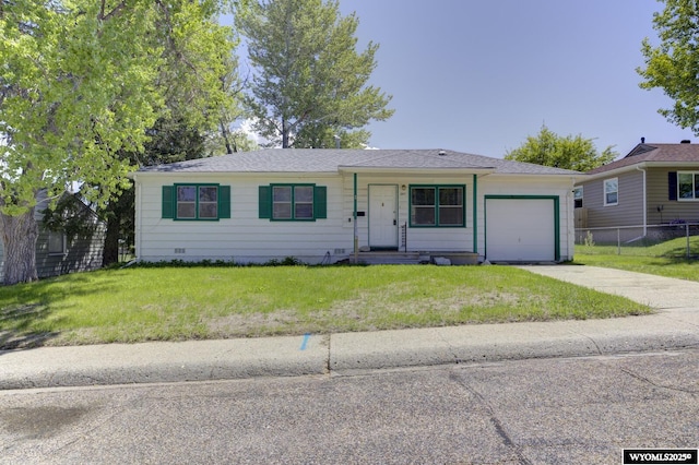 2841 E 4th St, Casper, WY 82609 - single story home featuring an attached garage and driveway