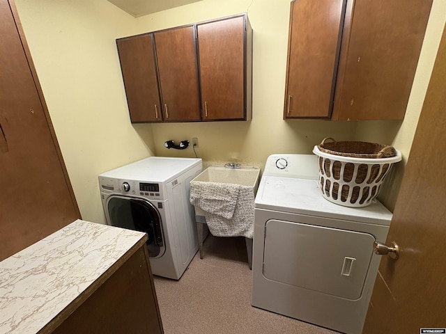 1501 N Federal Blvd, Riverton, WY 82501 - laundry room with cabinet space and washing machine and dryer
