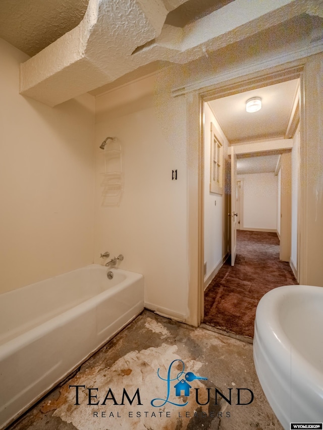 719 E 4th St, Casper, WY 82601 - bathroom with a sink and bathing tub / shower combination