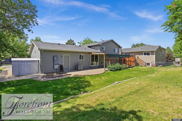 2240 E 17th St, Casper, WY 82609 - rear view of house featuring a patio area