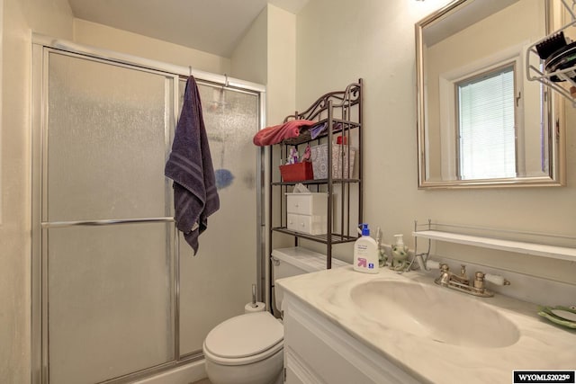 2203 W 42nd St, Casper, WY 82604 - full bathroom featuring a shower stall and vanity