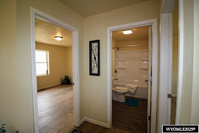 380 S-A Rd, Morrill, NE 69358 - hall featuring wood finished floors and baseboards