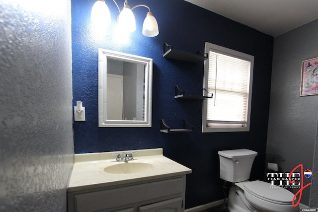809 N Durbin, Casper, WY 82601 - half bath featuring toilet and vanity