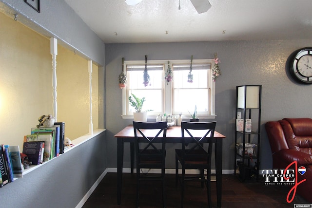 809 N Durbin, Casper, WY 82601 - dining space with wood finished floors and a ceiling fan