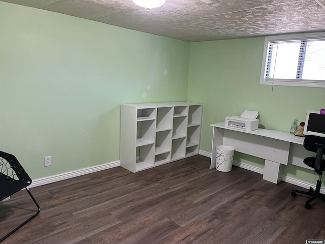703 Randolph St, Rock Springs, WY 82901 - home office featuring dark wood-type flooring