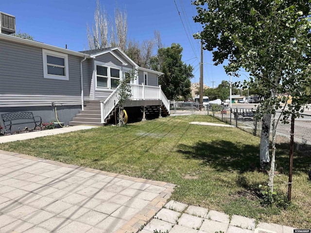703 Randolph St, Rock Springs, WY 82901 - view of yard featuring stairway