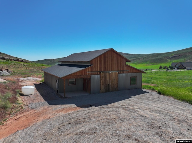 18 Lewis Dr, Lander, WY 82520 - view of outdoor structure with a mountain view