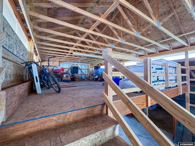 18 Lewis Dr, Lander, WY 82520 - misc room with vaulted ceiling