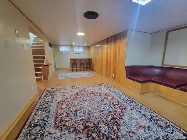1031 Mckinley Ave, Rock Springs, WY 82901 - basement featuring a bar and stairs