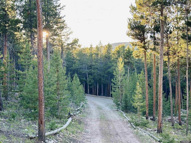 11 Heather Ln, Lander, WY 82520 - view of street featuring a wooded view