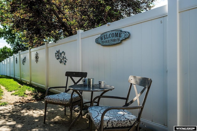 750 N Adams Ave, Buffalo, WY 82834 - view of patio
