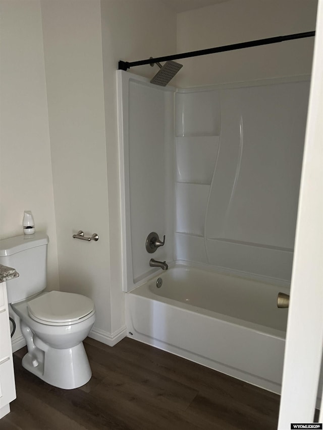 721 Sioux, Evanston, WY 82930 - full bath with wood finished floors, shower / bathtub combination, and vanity
