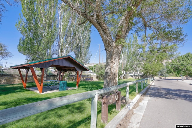 216 Mcclellan St, Rock Springs, WY 82901 - view of property's community with a gazebo and a yard