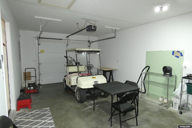 321 N Platte River Dr, Guernsey, WY 82214 - garage with a garage door opener