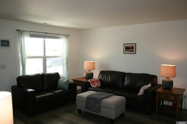 321 N Platte River Dr, Guernsey, WY 82214 - living area with wood finished floors
