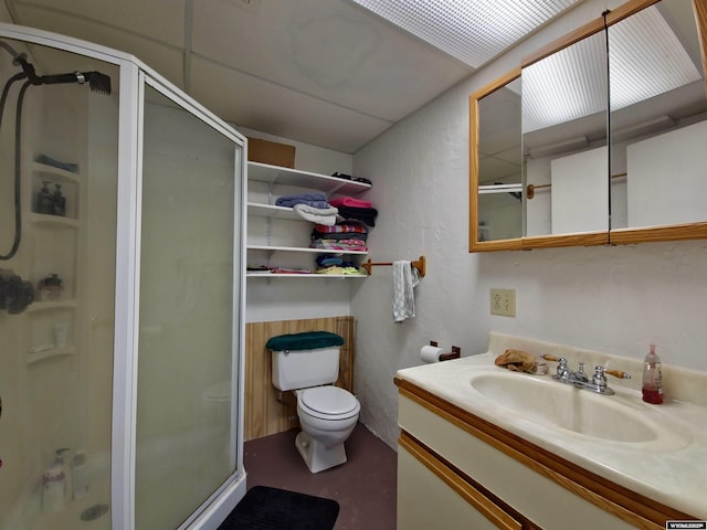 313 Cottonwood St, Evanston, WY 82930 - bathroom with a stall shower and vanity