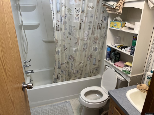 1700 Swanson # 89, Rock Springs, WY 82901 - full bath with shower / tub combo, vanity, and tile patterned floors