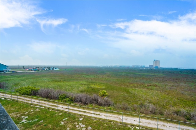 aerial view featuring a rural view