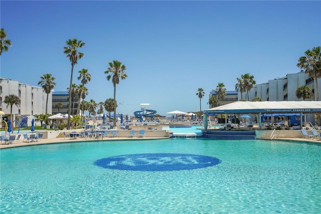 6317 State Highway 361 Unit 3311, Port Aransas, TX 78373 - community pool featuring a patio area