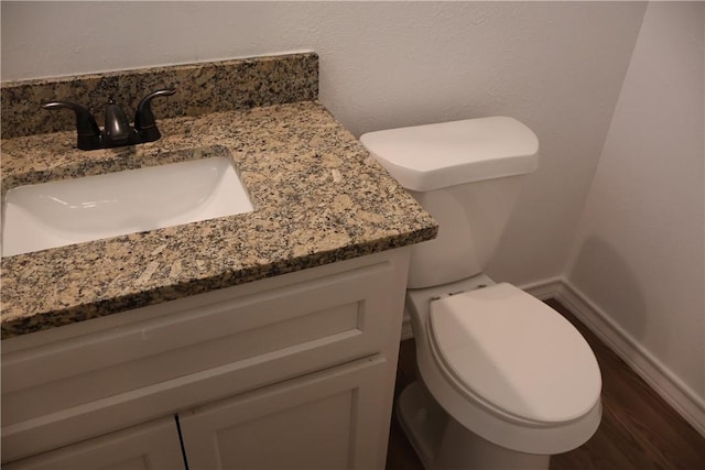 1905 Loritte Dr, Corpus Christi, TX 78416 - half bath with vanity and wood finished floors