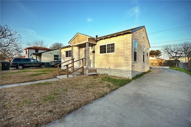 view of front of home