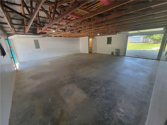 1502 S Hood St, Rockport, TX 78382 - garage with electric panel