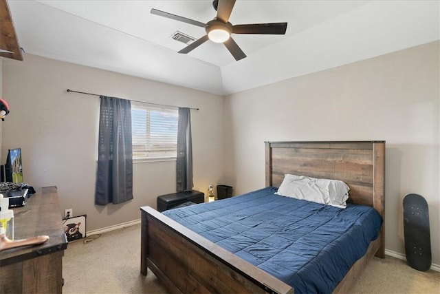 3901 Gibraltar Dr, Corpus Christi, TX 78414 - carpeted bedroom featuring baseboards and ceiling fan