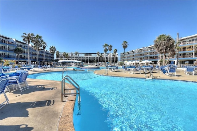 6317 State Highway 361 Unit 3307, Port Aransas, TX 78373 - community pool with a patio