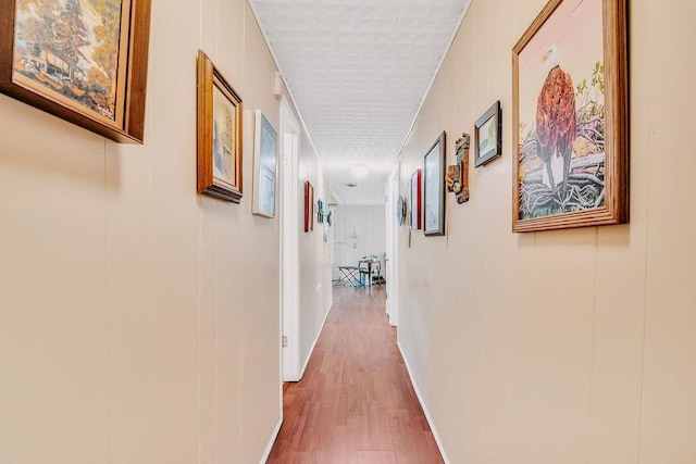 540 Jacoby Ln, Aransas Pass, TX 78336 - hallway with wood finished floors and baseboards