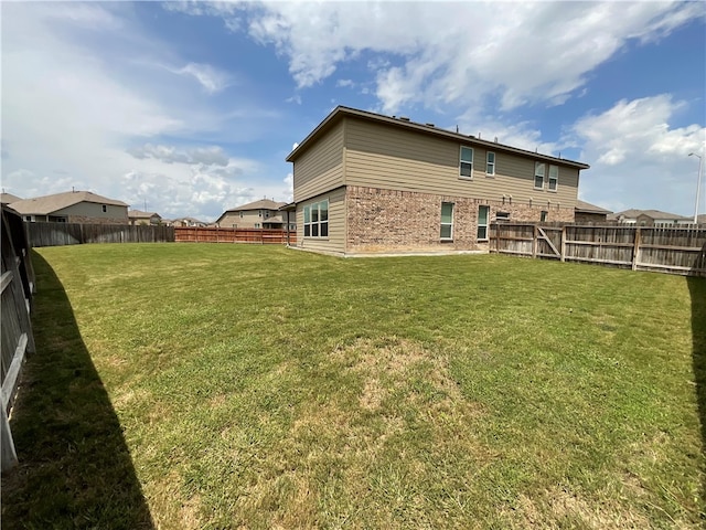 exterior space with a lawn