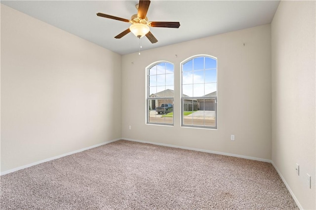 1733 Rhumba Trl, Corpus Christi, TX 78410 - carpeted empty room featuring ceiling fan and baseboards