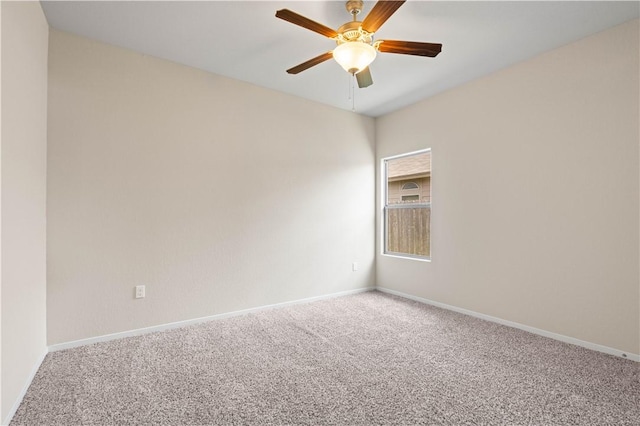 1733 Rhumba Trl, Corpus Christi, TX 78410 - carpeted empty room featuring baseboards and a ceiling fan