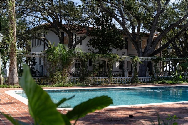 view of pool