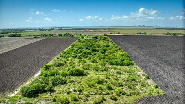 bird's eye view with a rural view