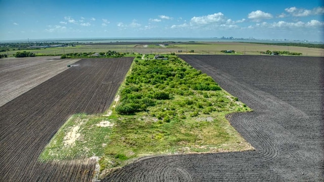 drone / aerial view featuring a rural view