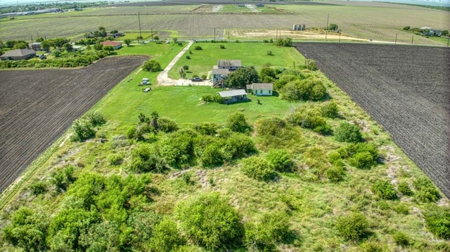 bird's eye view featuring a rural view