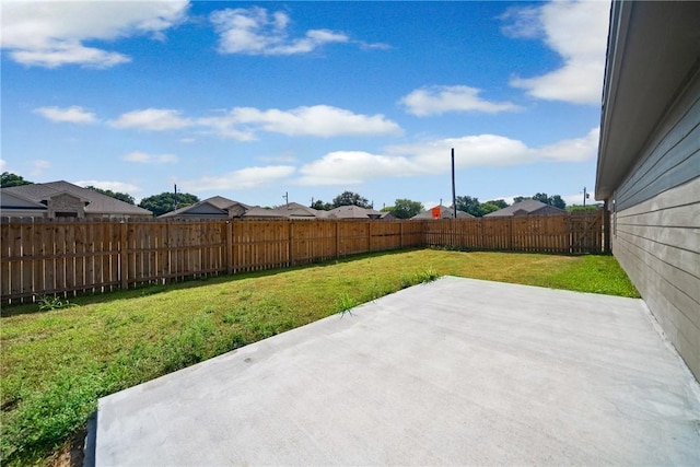 view of patio / terrace with a fenced backyard