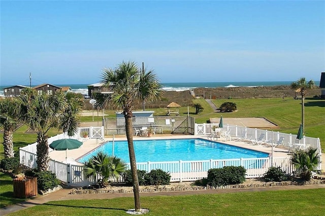 700 Island Retreat Unit 16, Port Aransas, TX 78373 - community pool with a water view