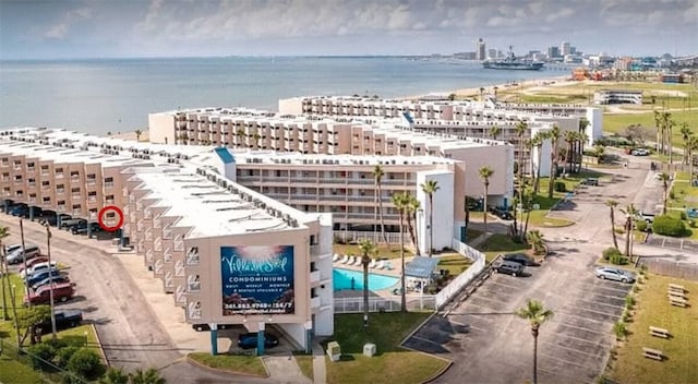 3938 Surfside Blvd Unit 3129, Corpus Christi, TX 78402 - view of urban area with a large body of water and a pool area